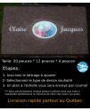 Plaque Funéraire en Granit #033